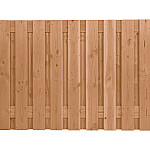 Scherm Coloured Wood Ruw 19 planks 150x180 cm
