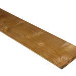 Geschaafde plank vuren 420x14,5x1,8 cm Groen geïmpregneerd