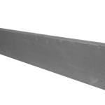 Betonplaat tbv stampbetonpalen enkelzijdig 183/184x26x3,2 cm Grijs