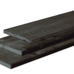 Fijnbezaagde plank douglas 400x25x2,5 cm Antraciet