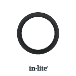 In-Lite RING 68 grondspot accessoire Black voor BOX1-PLATE 1