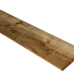 Fijnbezaagde plank douglas 180x1,9x19,5 cm Groen geïmpregneerd