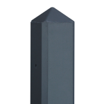 Beton-motiefpaal Schie gecoat diamantkop 10x10x280cm H-model