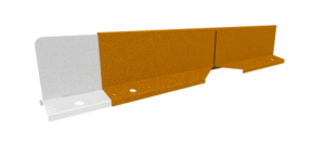 Hardline Borderrand Hoekstuk Cortenstaal 10cm lengte 50cm
