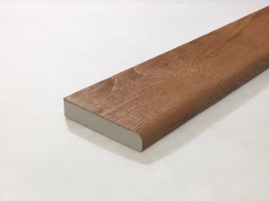 MEBB360C | Bullnose board (plank met afgeronde kant) Coppered Oak 3600x150x32mm