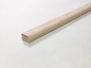 MEBF50L | Bullnose Edging flexible (Buigbaar randprofiel) Limed Oak 2400x50x32mm