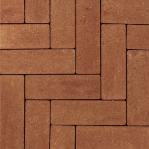 Strackstone+ Dikformaat 21x7x8cm vlak wijnrood/oker genuanceerd
