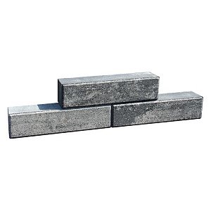 Decor Block 40x10x10cm grijs/zwart