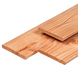 Douglas tuinplank gedroogd, geschaafd 4rh 1,6 x 14,0 x 500 cm