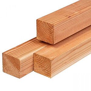 Douglas paal gedroogd, geschaafd 4rh 8,5 x 8,5 x 300 cm
