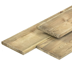 Douglas tuinplank gedroogd, geschaafd 4rh 1,6 x 14,0 x 400 cm