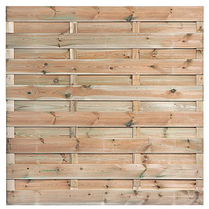 Tuinscherm grenen groen geïmpregneerd, 15-planks Erica 180 x 180 cm