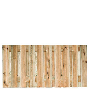 Tuinscherm grenen groen geïmpregneerd, 21-planks (19 + 2) Enschede 90 x 180 cm