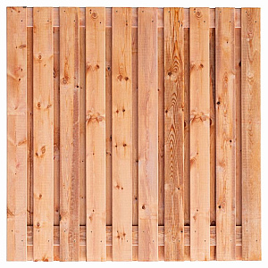 Tuinscherm Red Class Wood, 21-planks (19 + 2) Casablanca 180 x 180 cm