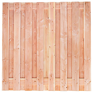 Tuinscherm Douglas, fijnbezaagd, 17-planks (15 + 2) Winterberg 180 x 180 cm