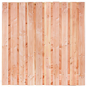 Tuinscherm Douglas, fijnbezaagd 21-planks (19 +2) Sölden 180 x 180 cm