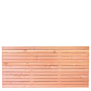 Tuinscherm Douglas, geschaafd (Rhombusprofiel) Klagenfurt H90 x B180 cm (breed)
