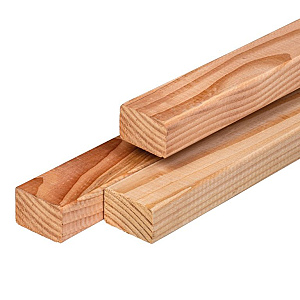 Douglas ligger gedroogd, geschaafd 4rh 4,5 x 7,0 x 250 cm