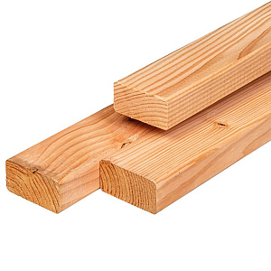 Douglas ligger gedroogd, geschaafd 4rh 4,5 x 9,0 x 500 cm