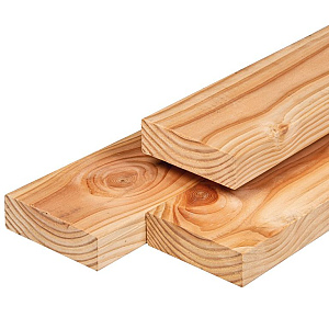 Douglas ligger gedroogd, geschaafd 4rh 4,5 x 14,5 x 500 cm
