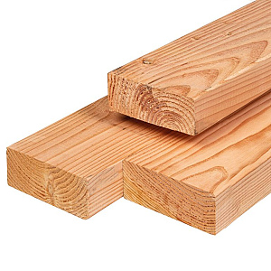 Douglas ligger gedroogd, geschaafd 4rh 6,5 x 16,0 x 500 cm