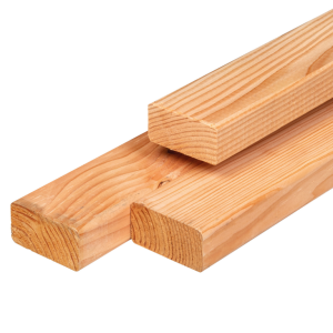 Douglas stachetteregel ongedroogd, fijnbezaagd 2,1 x 4,5 x 300 cm