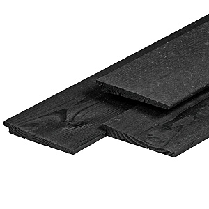 Douglas Zweeds rabat Eco ongedroogd, zwart gespoten 1,1/2,2 x 19,5 x 500 cm