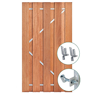 Tuindeur Solide hardhout 180 x 100 cm