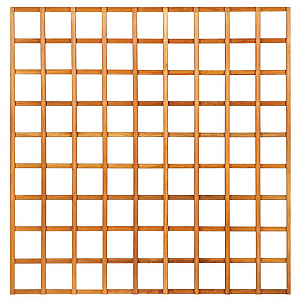 Trellis recht hardhout kunstmatig gedroogd H180 x B180 cm