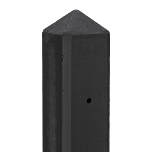 Berton©-paal IJssel antraciet gecoat, diamantkop 10 x 10 x 250 cm tussenmodel