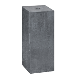 Berton© poer antraciet M20-bus 20 x 20 x 50 cm kleine velling