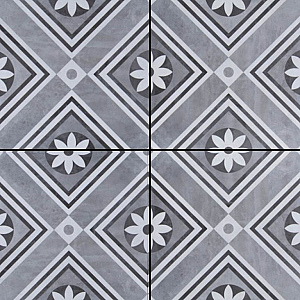 GeoCeramica® 60x60x4 Concreet Flower dec
