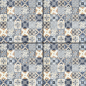 GeoCeramica® 60x60x4 DueDecora Multicolor