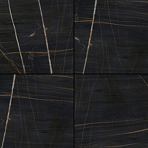 GeoCeramica® 60x60x4 Saint Laurent Noir