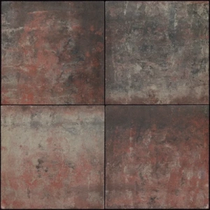 Carré 50x50x5cm Nero Rosso