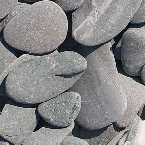 Flat pebbles groen 30-60mm Bigbag 1m3 | 1400KG
