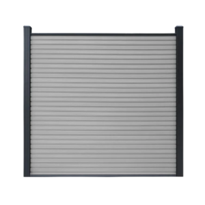 Composiet schutting Rhombus Grijs 180x180cm