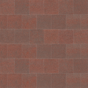 ExcluKera 20x20x6 cm KOMO rood-bruin met deklaag