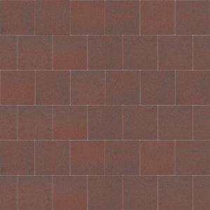 ExcluKera 20x20x6 cm KOMO rood-zwart met deklaag