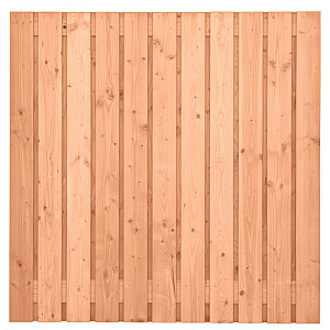 Tuinscherm Douglas, geschaafd, 23-planks (21 + 2) Harz 180 x 180 cm