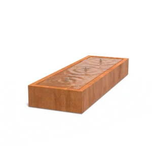 Watertafel Cortenstaal 300x100x40 cm