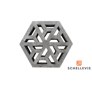 Schellevis Oudhollands Eco-Tegel 37,5x37,5x7 Grijs