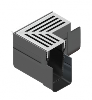 ACO Slim-Line Aluminium Hoekelement 90 graden