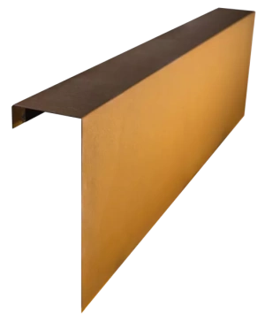 Corten Overzetstuk 1500x450x120mm