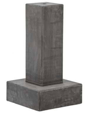 Berton© blokpoer antraciet M16-bus (28 x 28)>(14 x 14) x 50 cm