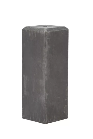 Betonpoer met verstelbare steun 18x18x50cm Antraciet, draadeind M20