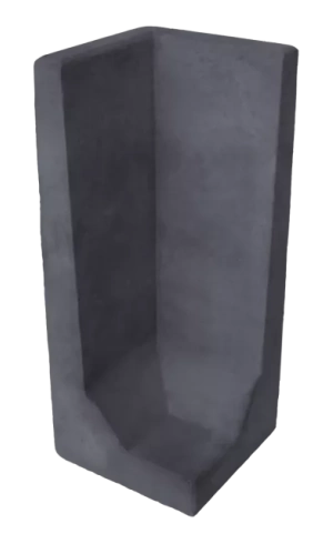 Hoek L-element 100x40x40 Antraciet
