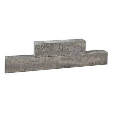Forto Walling 60x10x10cm grijs/zwart