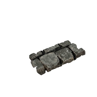 Turkse Basalt 8x10cm gaasmand 6,5 m²/1520 kg
