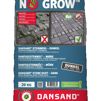 Dansand No Grow Stone Dust Onkruidwerend Voegzand Dark 20kg